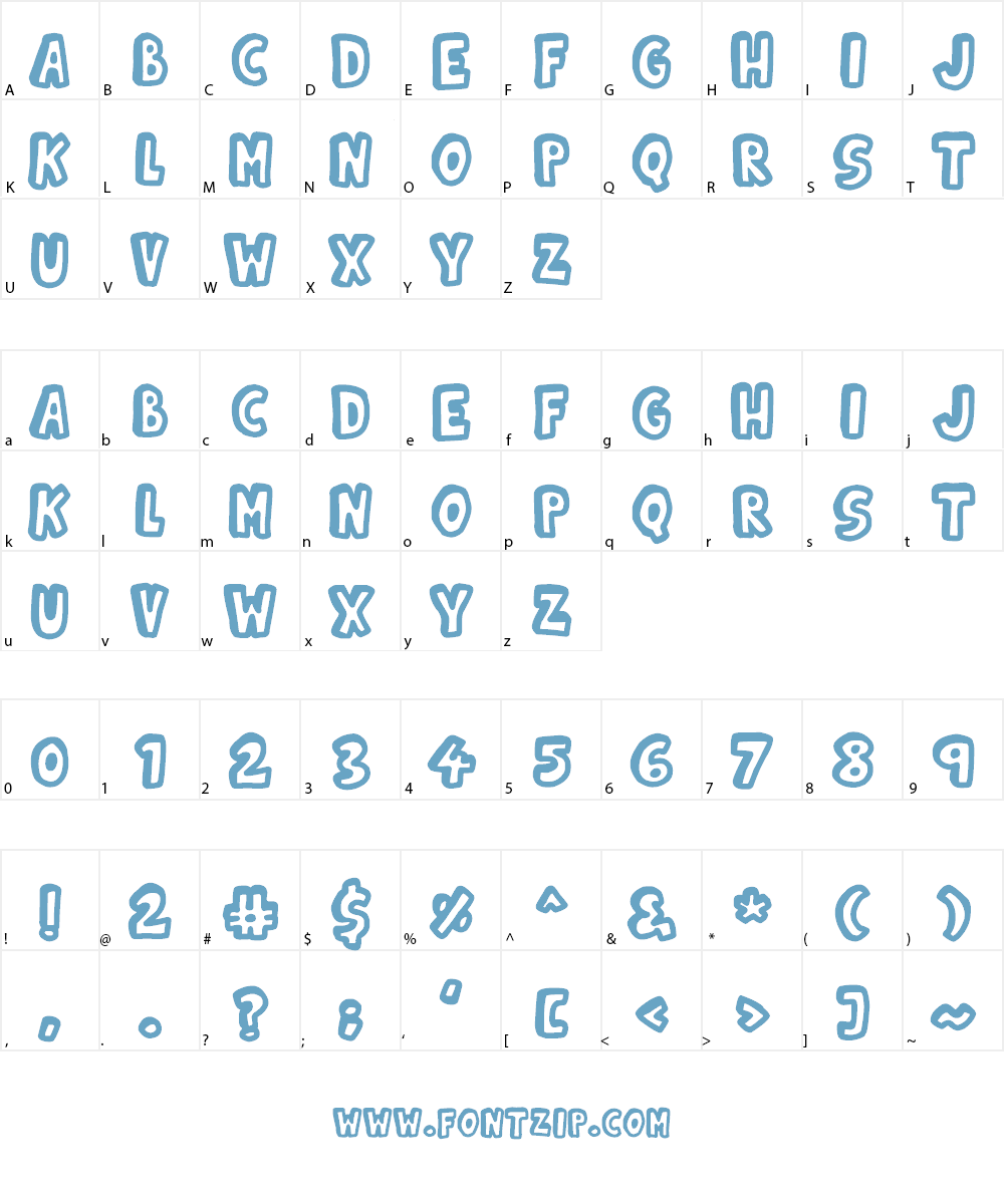 Kinda 3D Font Character